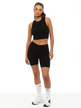Perimeter Edge Protection Enzo | Womens Ribbed Vest and Shorts
