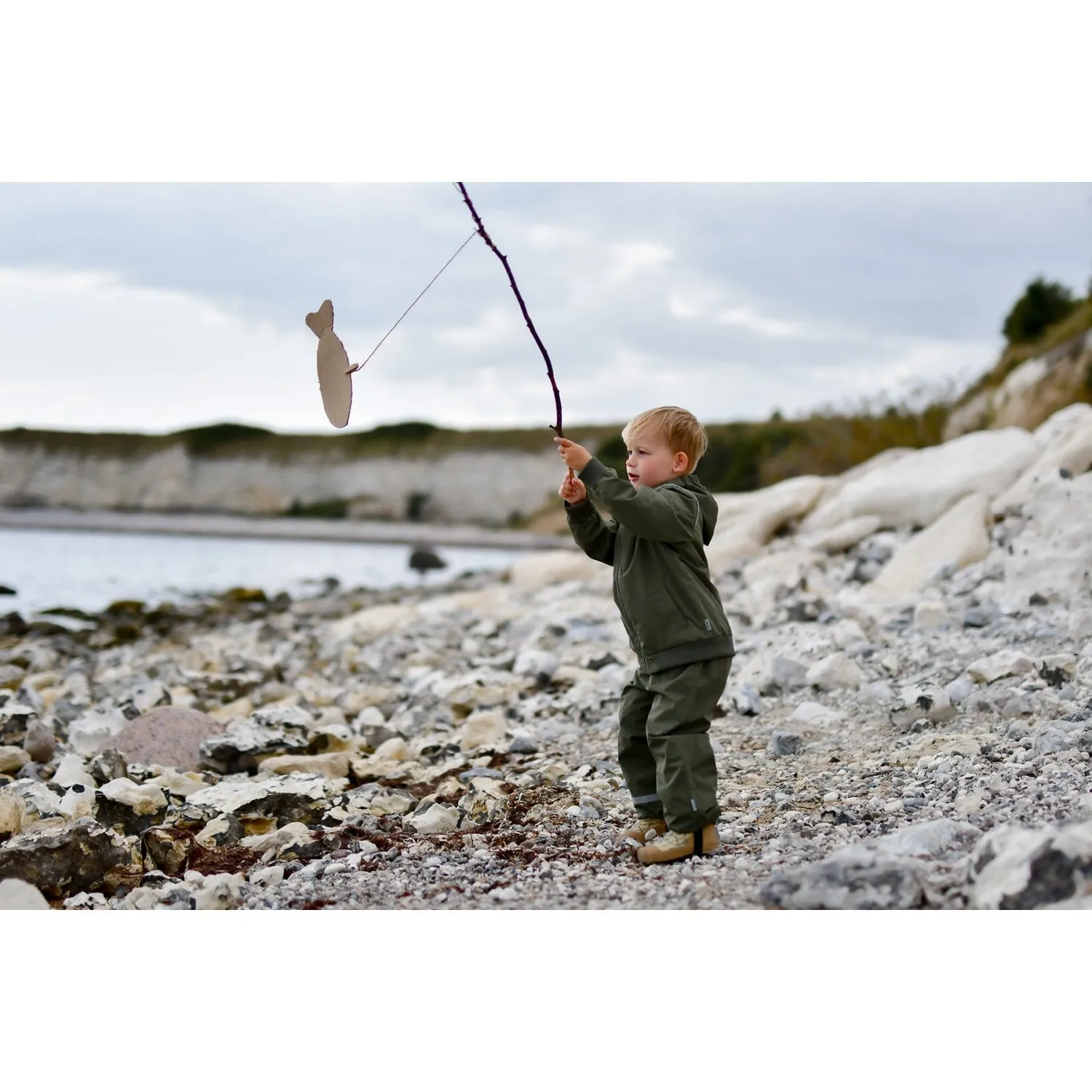 Mikk-Line Dusty Olive Shell Jacket VentilatedPanels