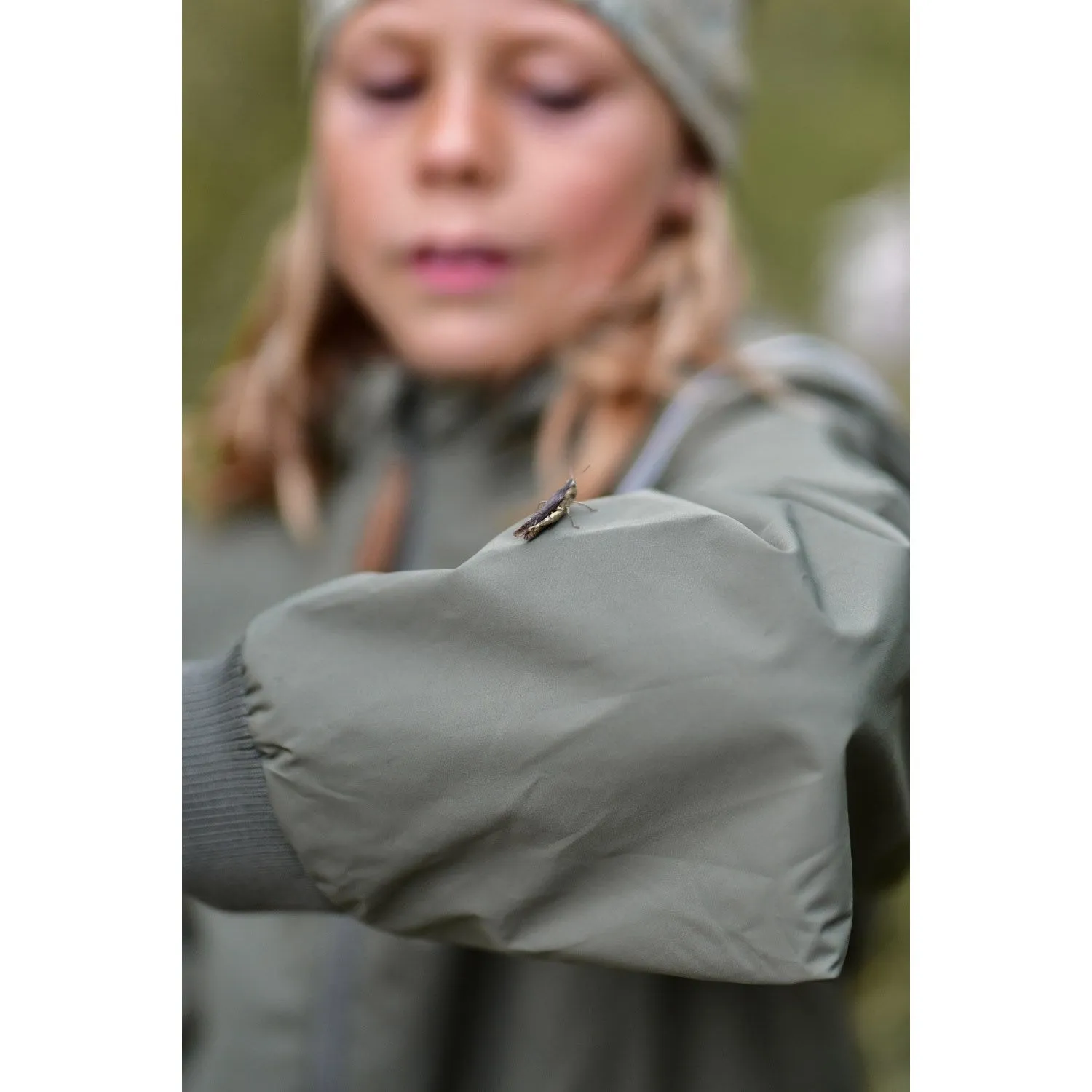 snowy Soft Inner Lining Mikk-Line Dusty Olive Shell Jacket