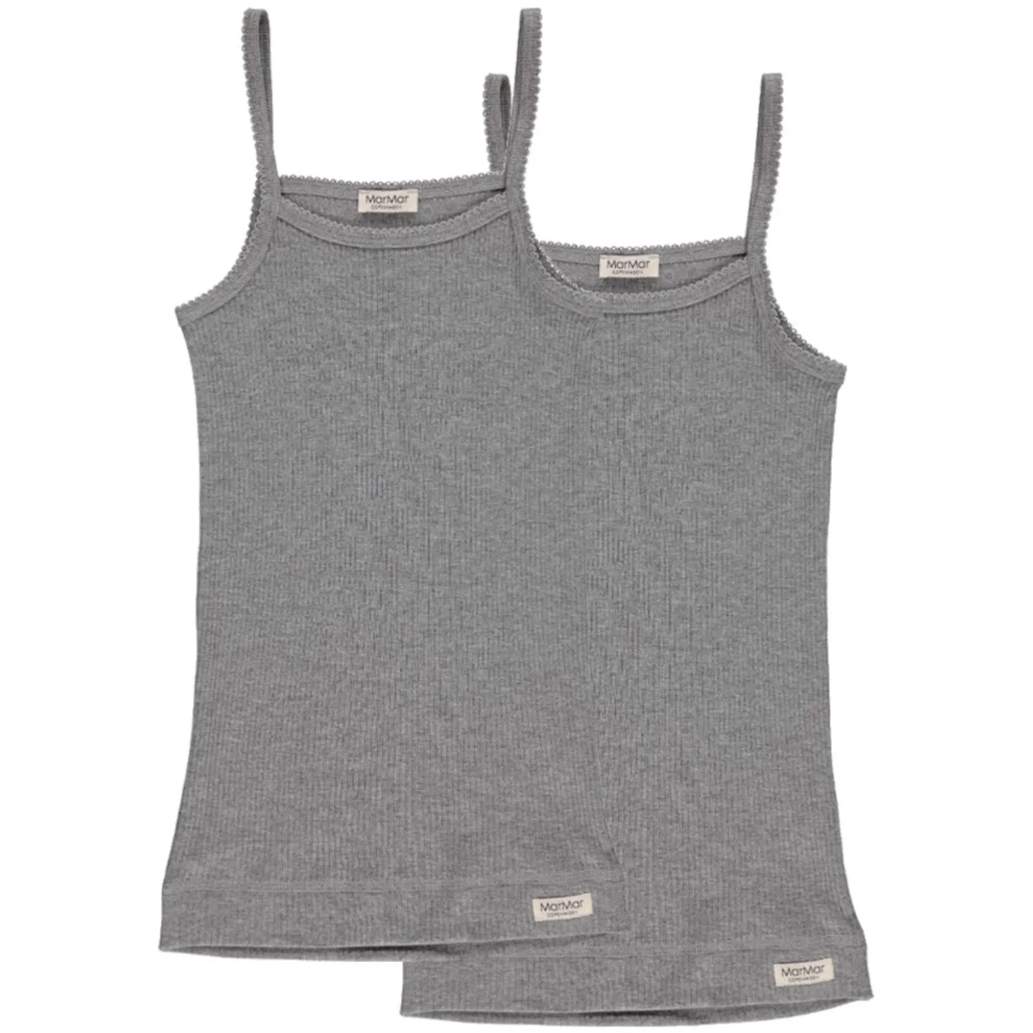 MarMar Modal Underwear Sleeveless 2-Pack (grey melange) Exclusive thinness
