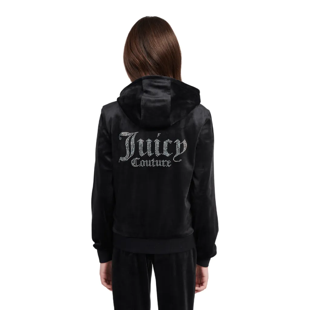 Juicy Couture Diam FZ BC Tracksuit Junior Adjustable drawstring NonBindingHem