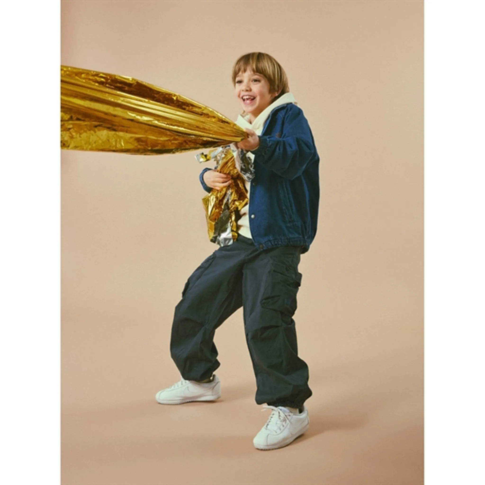 Name it Dark Blue Denim Kasper Denim Shirt runner