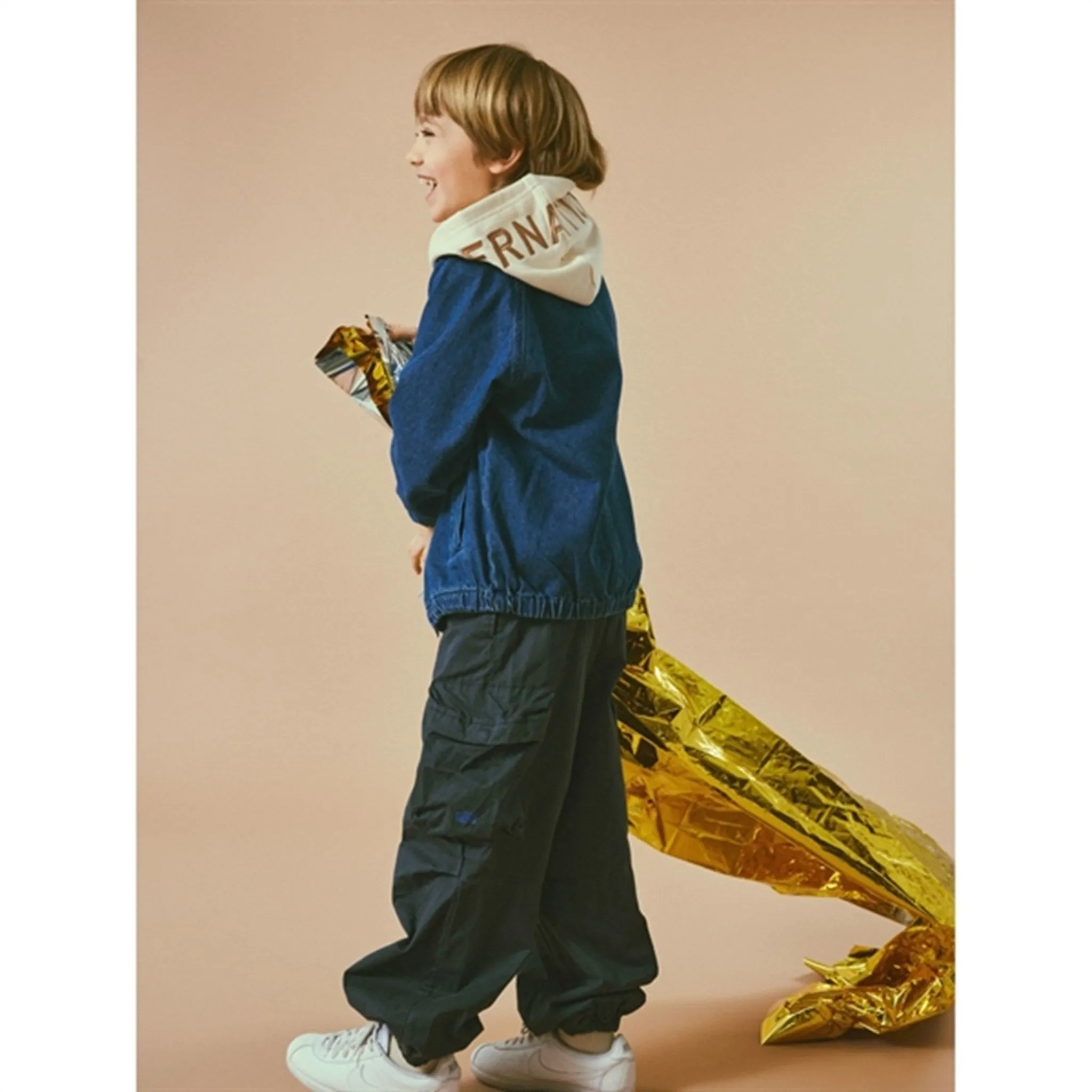 Name it Dark Blue Denim Kasper Denim Shirt SoftLining Comfortable-fit