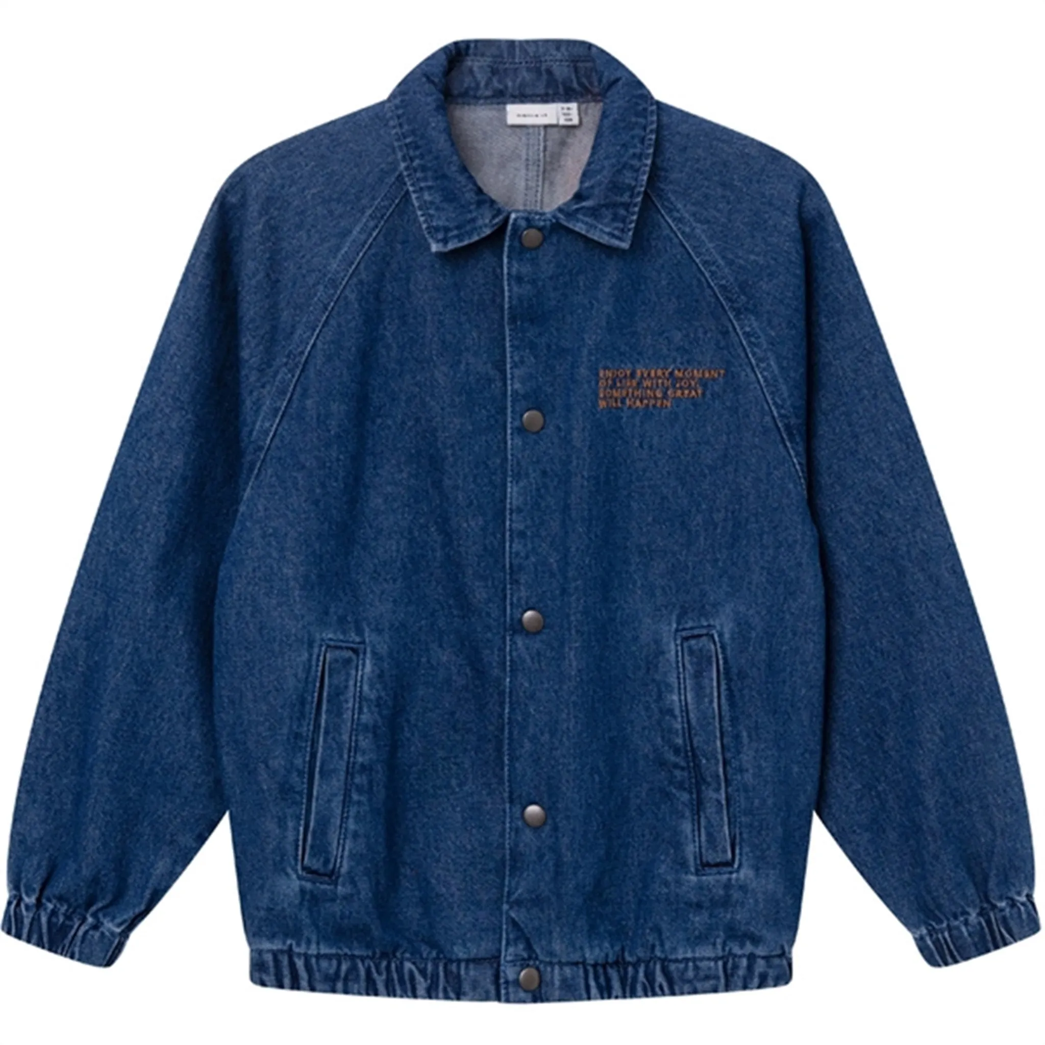 LaserCut Ventilation Zones Name it Dark Blue Denim Kasper Denim Shirt