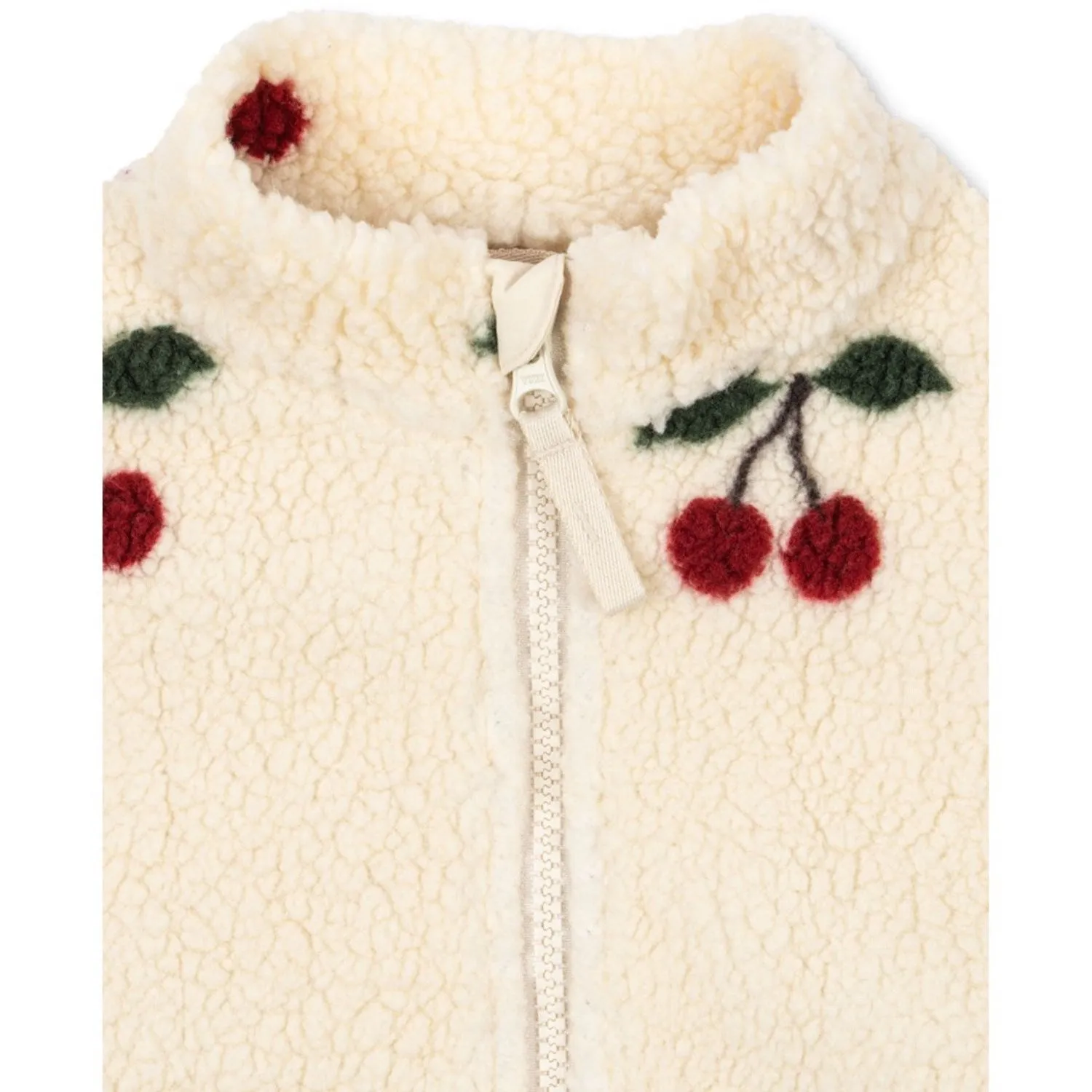 Konges Sl?jd Ma Grande Cerise Jody Teddy Jacket Grs pattern - mixing