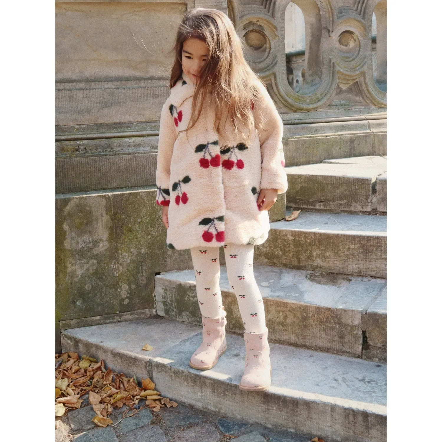 Water Repellent Finish adults' Konges Sl?jd Ma Grande Cerise Fuzzie Coat Grs