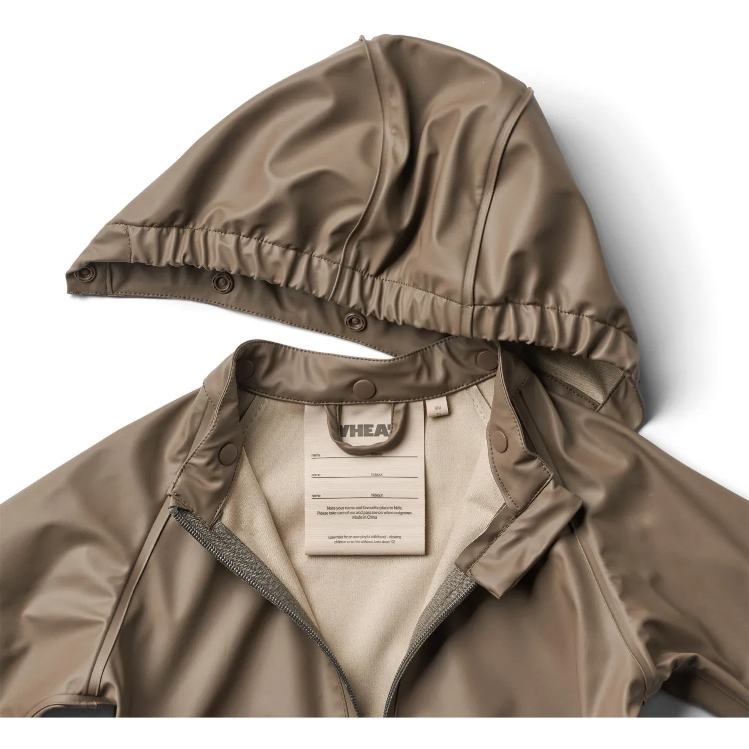 Wheat Dry Wood Rainsuit Mika Practical Jacket