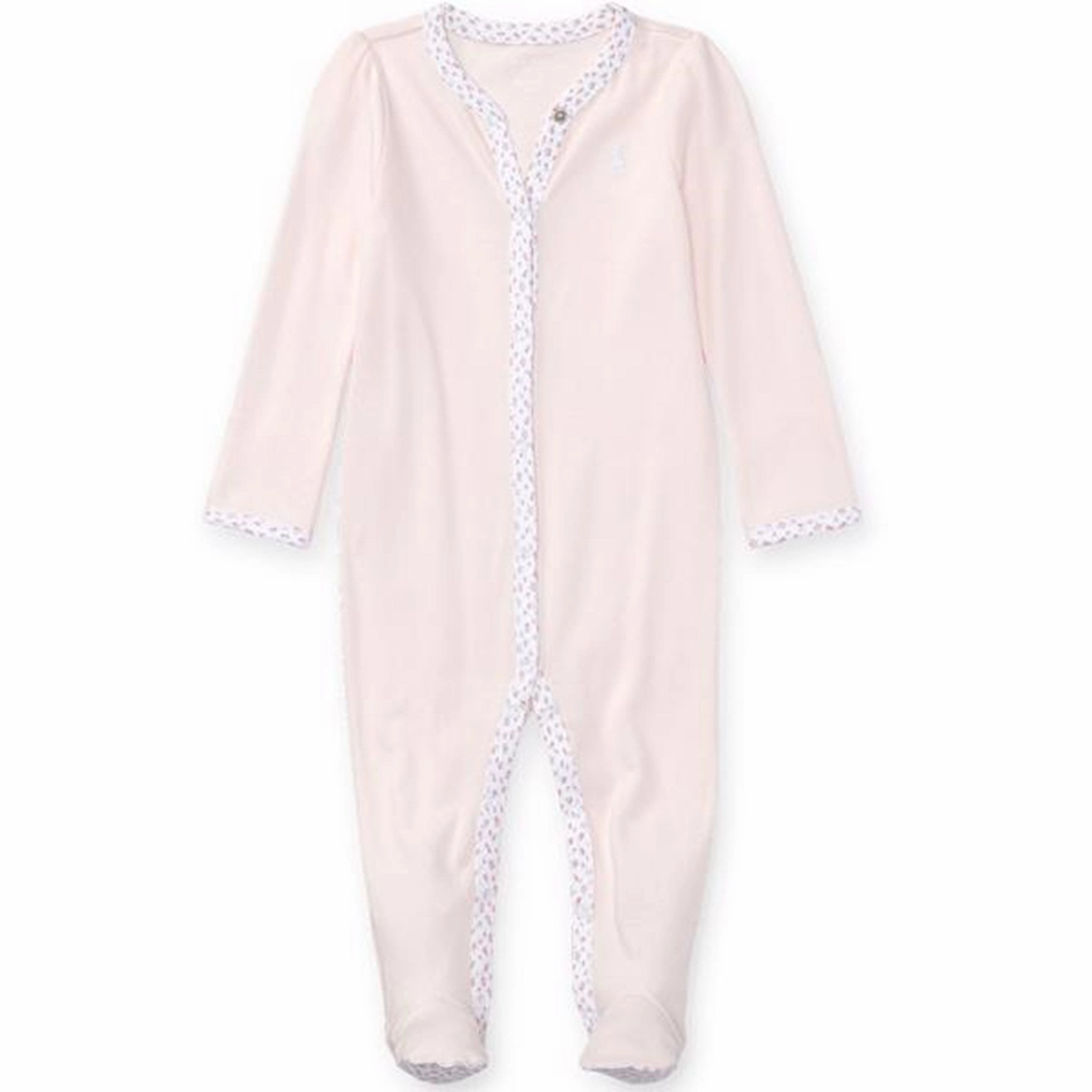 Polo Ralph Lauren Baby Girl One Piece Coverall Delicate Pink Premium Home