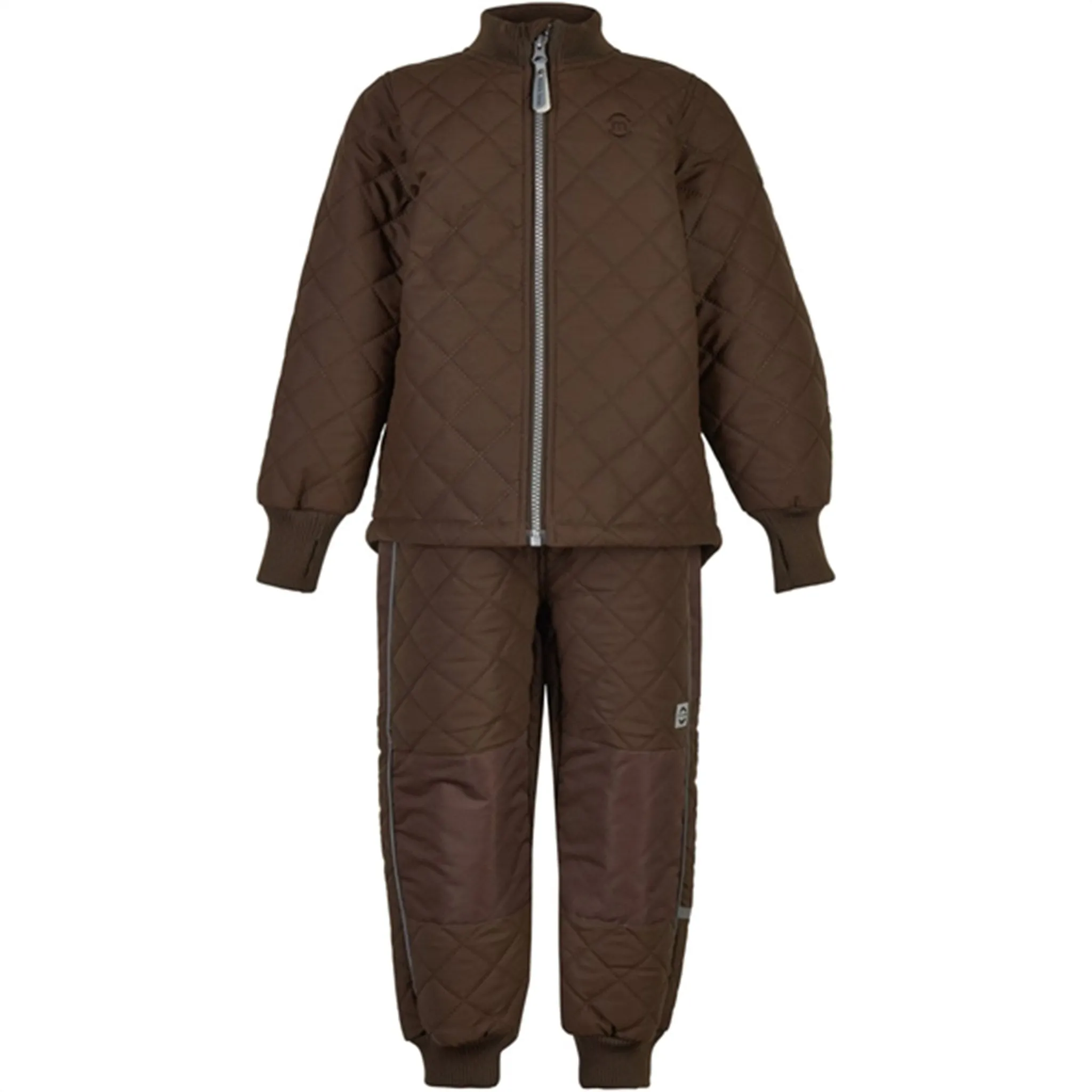 Wrinkle-Free-Finish Mikk-Line Thermal Set with Fleece Slate Black