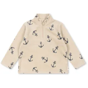 Konges Sl?jd Ancher Tavi Fleece Sweatshirt Grs Soft Core