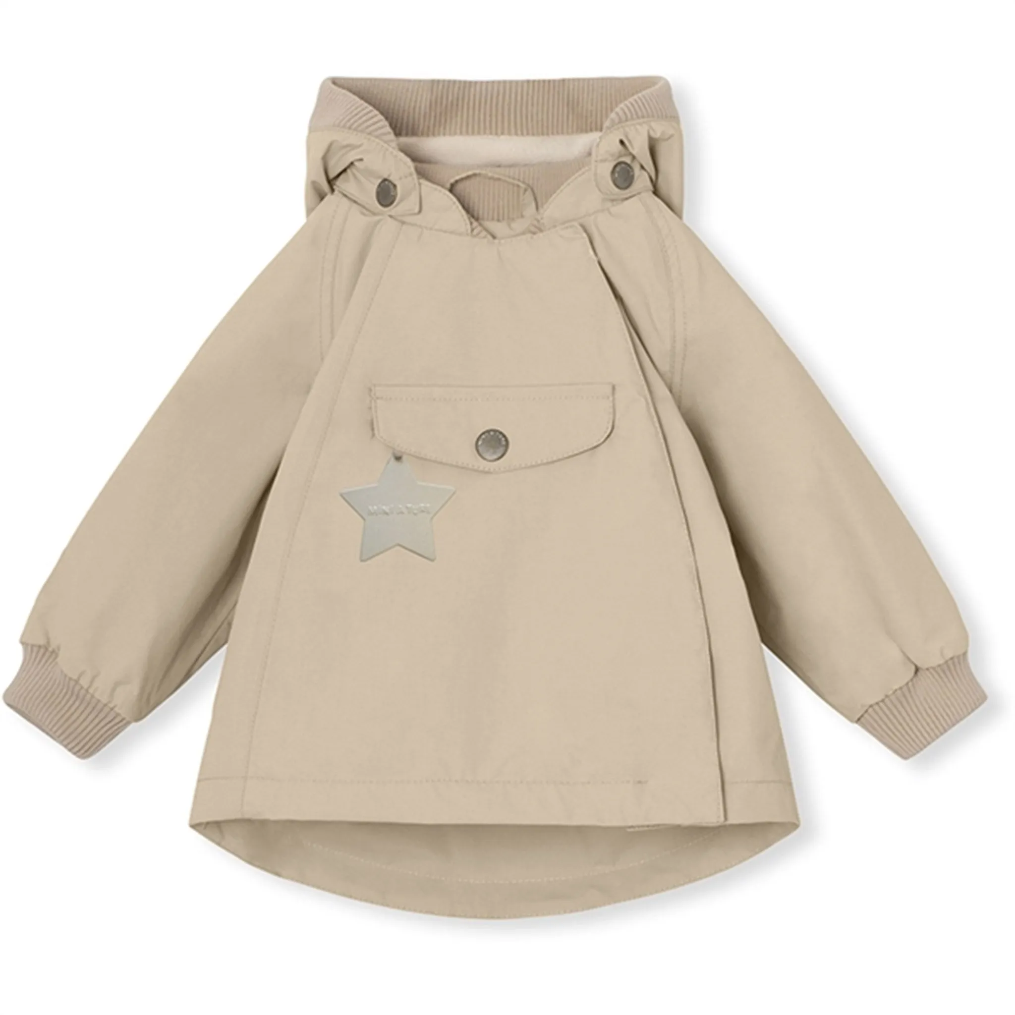 Relaxed Motion MINI A TURE WAI Spring Jacket w/Fleece Lining Sesame
