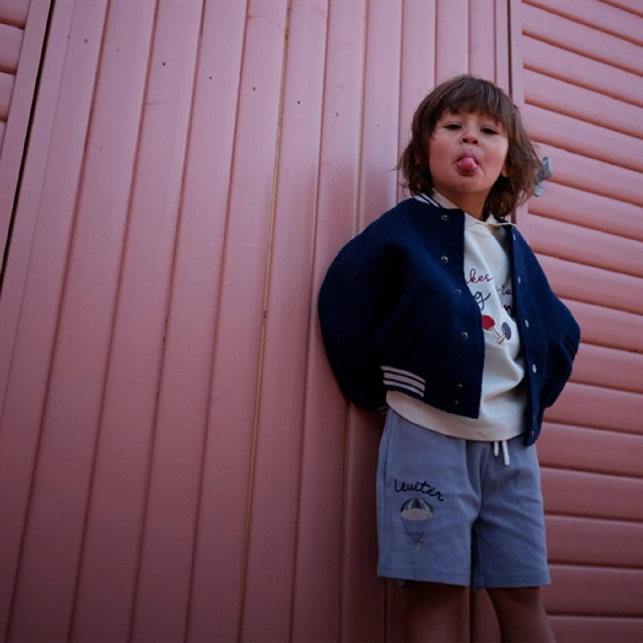 Sports Jacket library Konges Sl?jd Lau Bomber Jacket Dark Navy