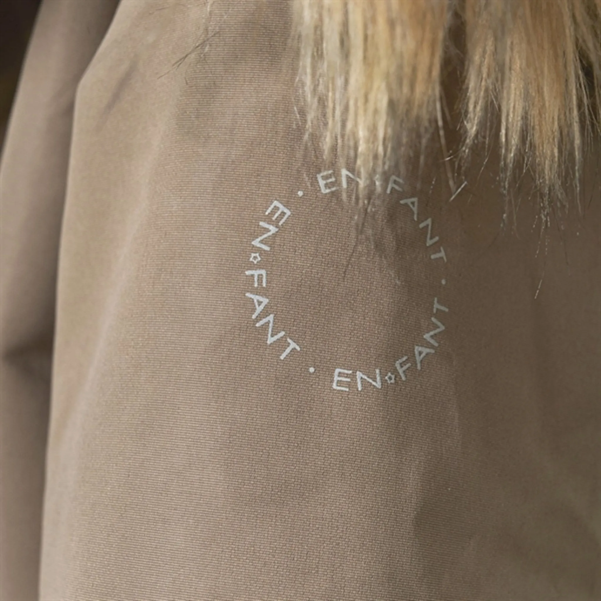 Reversible-Style En Fant Snow Suit m. Faux Fur Chocolate Chip