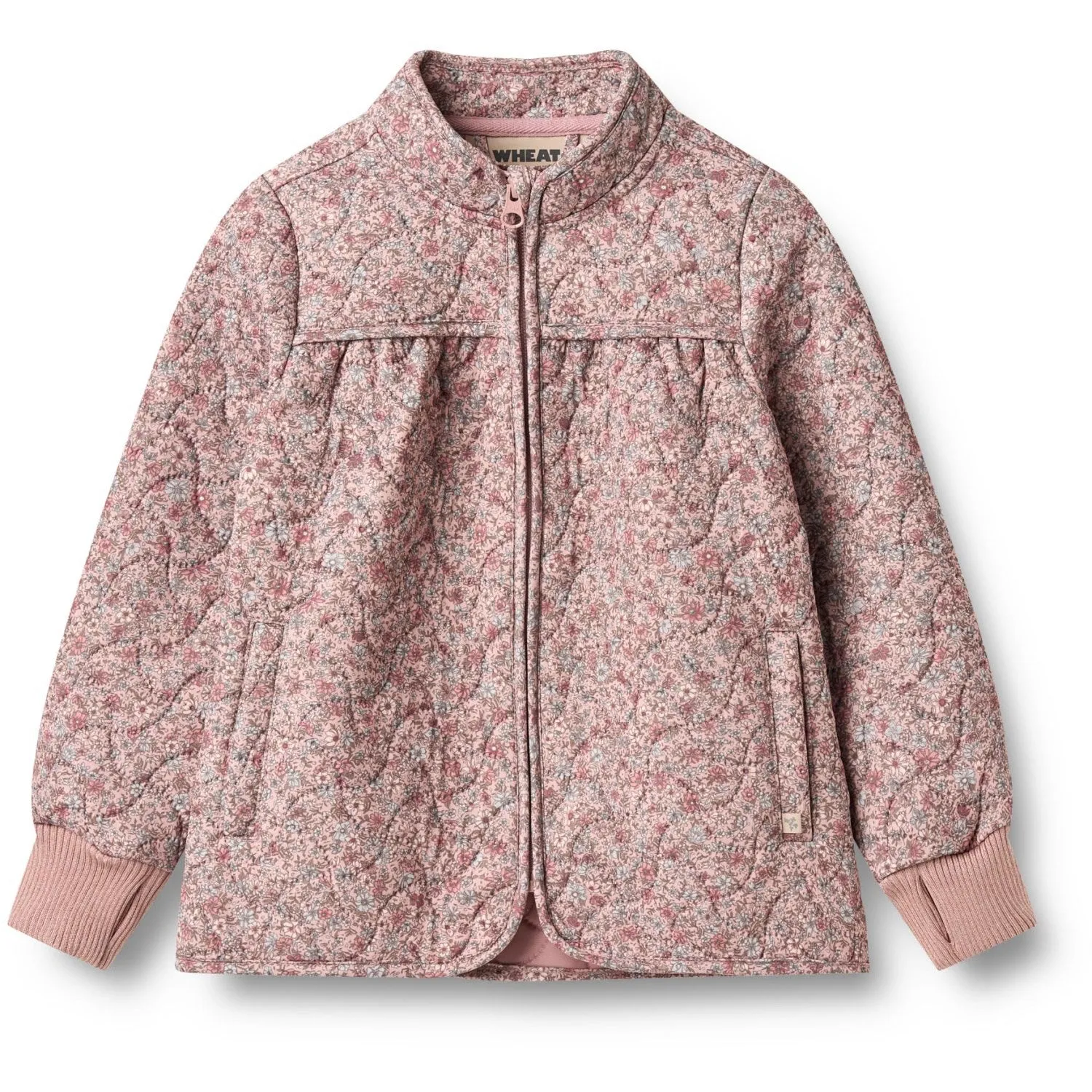 Wheat Soft Lavender Flowers Thermo Jacket Thilde Signature-Style