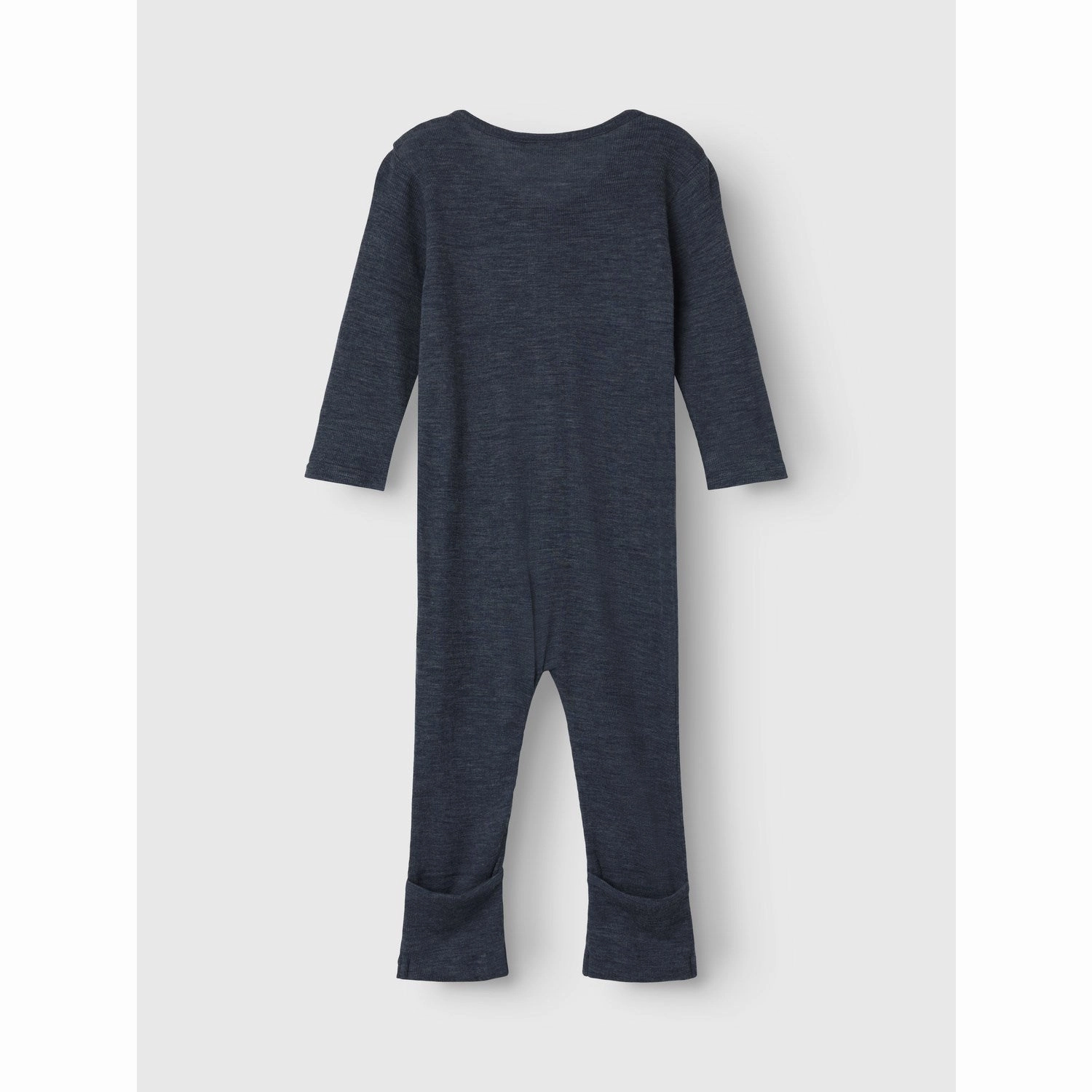 Name It Ombre Blue Wossa Wool/Silk Rib Nightsuit Retro Kids