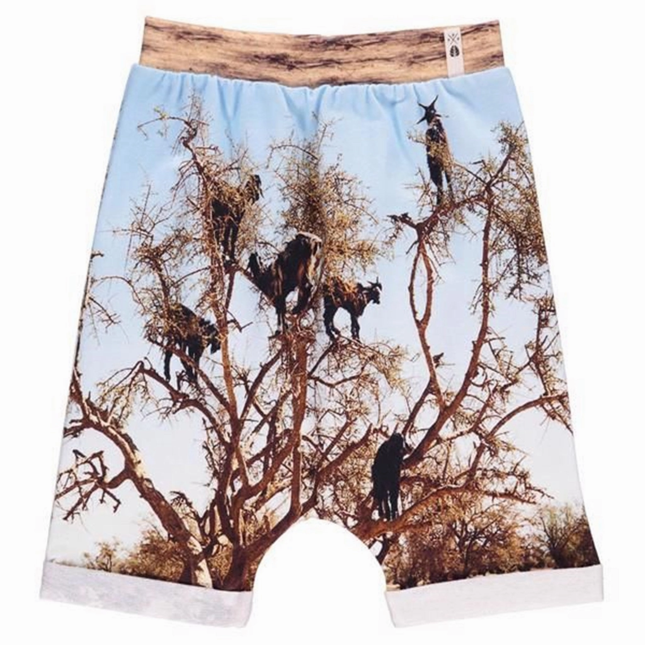 cycling attire Flexible Waistline Popupshop Goat Tree Baggy Shorts