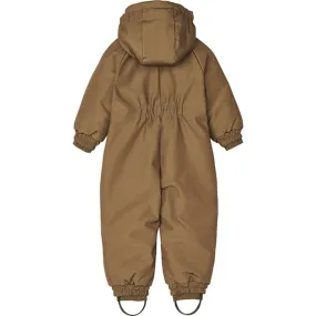 Liewood Lin Baby Snowsuit Pecan Piped-Edge Rooftop-Event