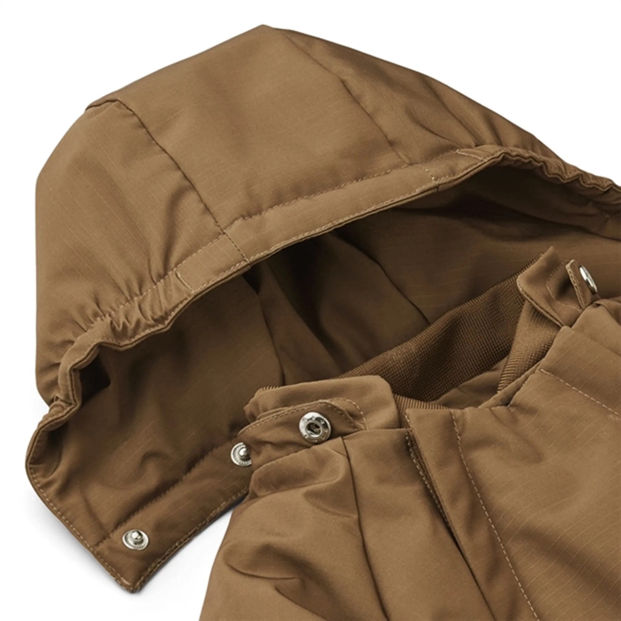 Liewood Lin Baby Snowsuit Pecan Front-Slit Emerging-Brand