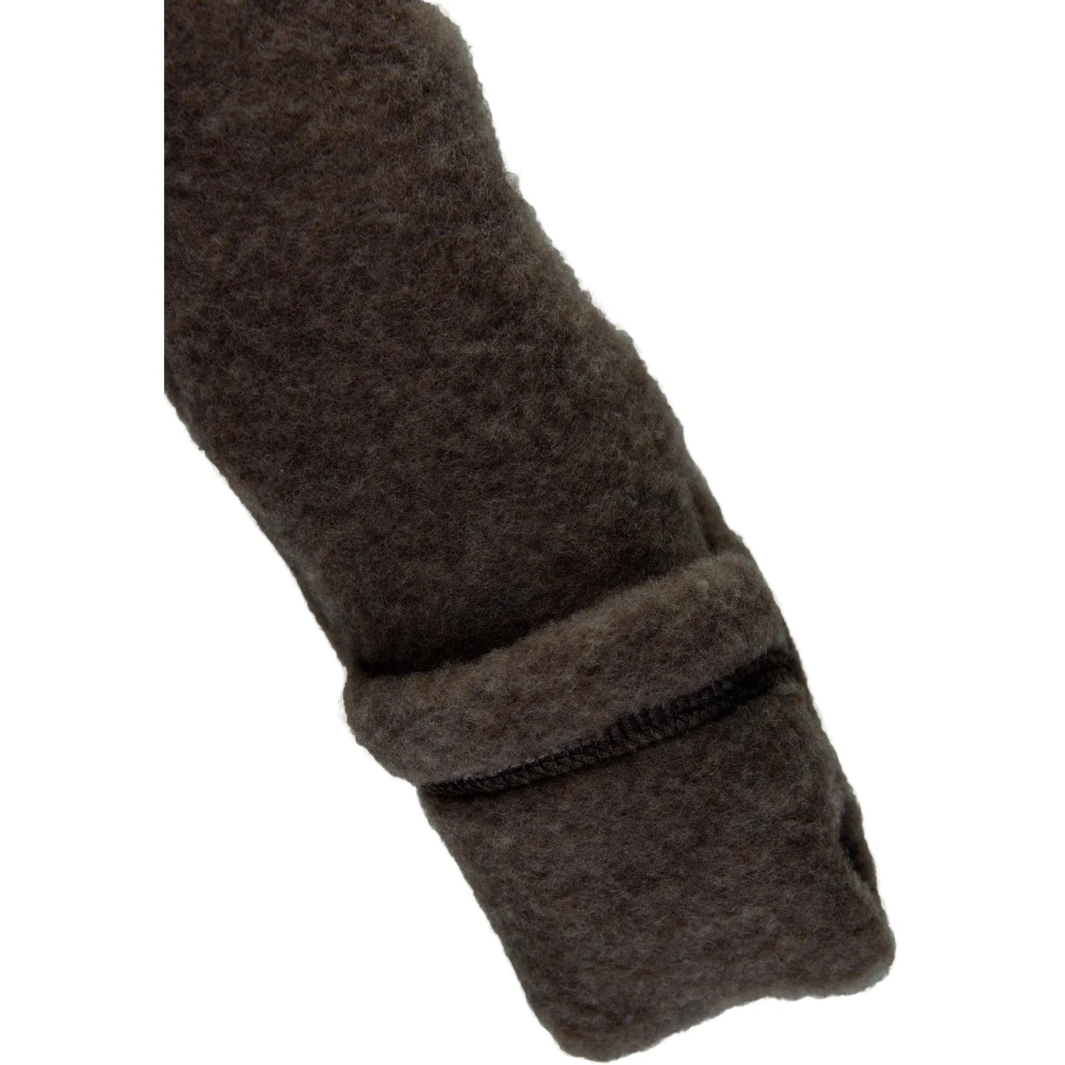 Mikk-Line Dark Brown Melange Wool Jacket Simple Style