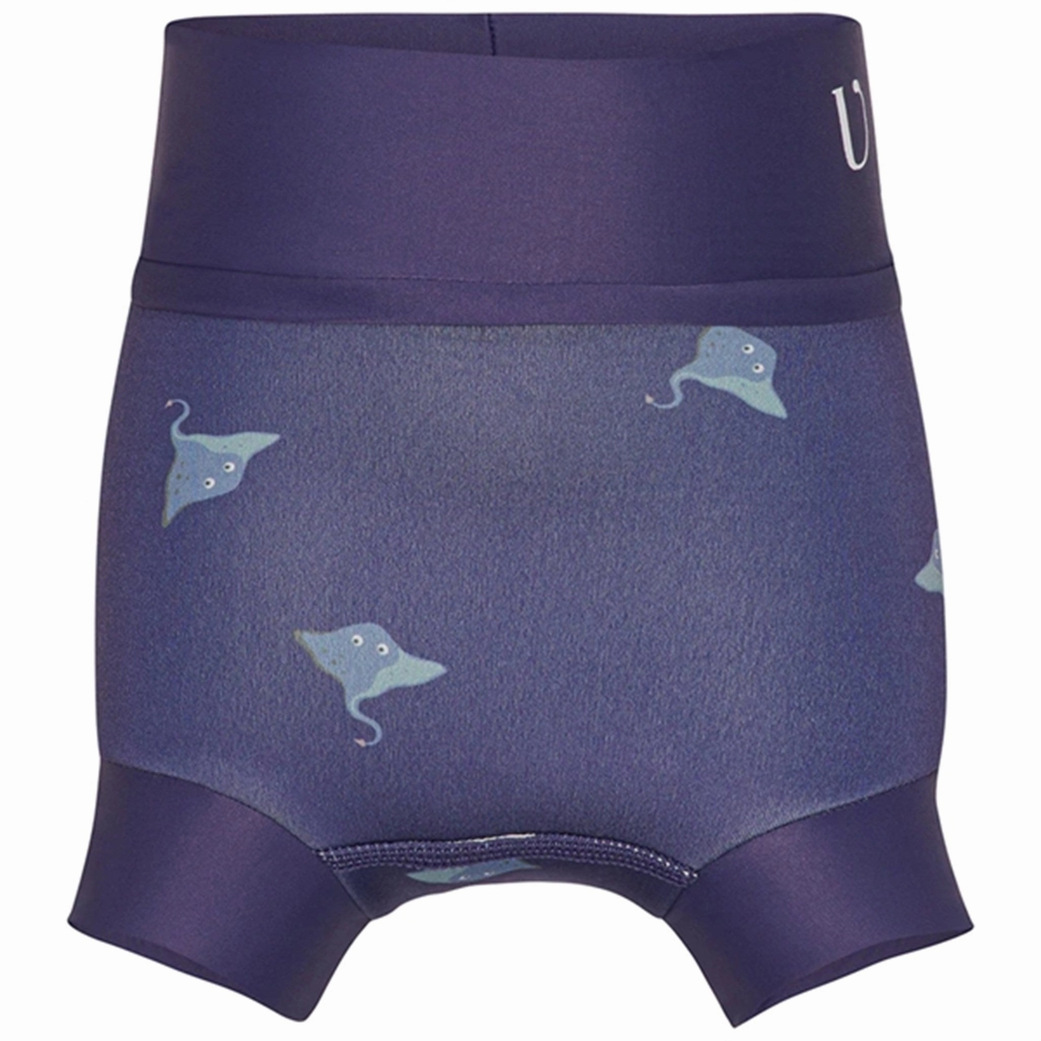 Vanilla COPENHAGEN Neopren Nappy Swim Pants UV50  Skate Fish Deep Blue Anti Abrasion Seams