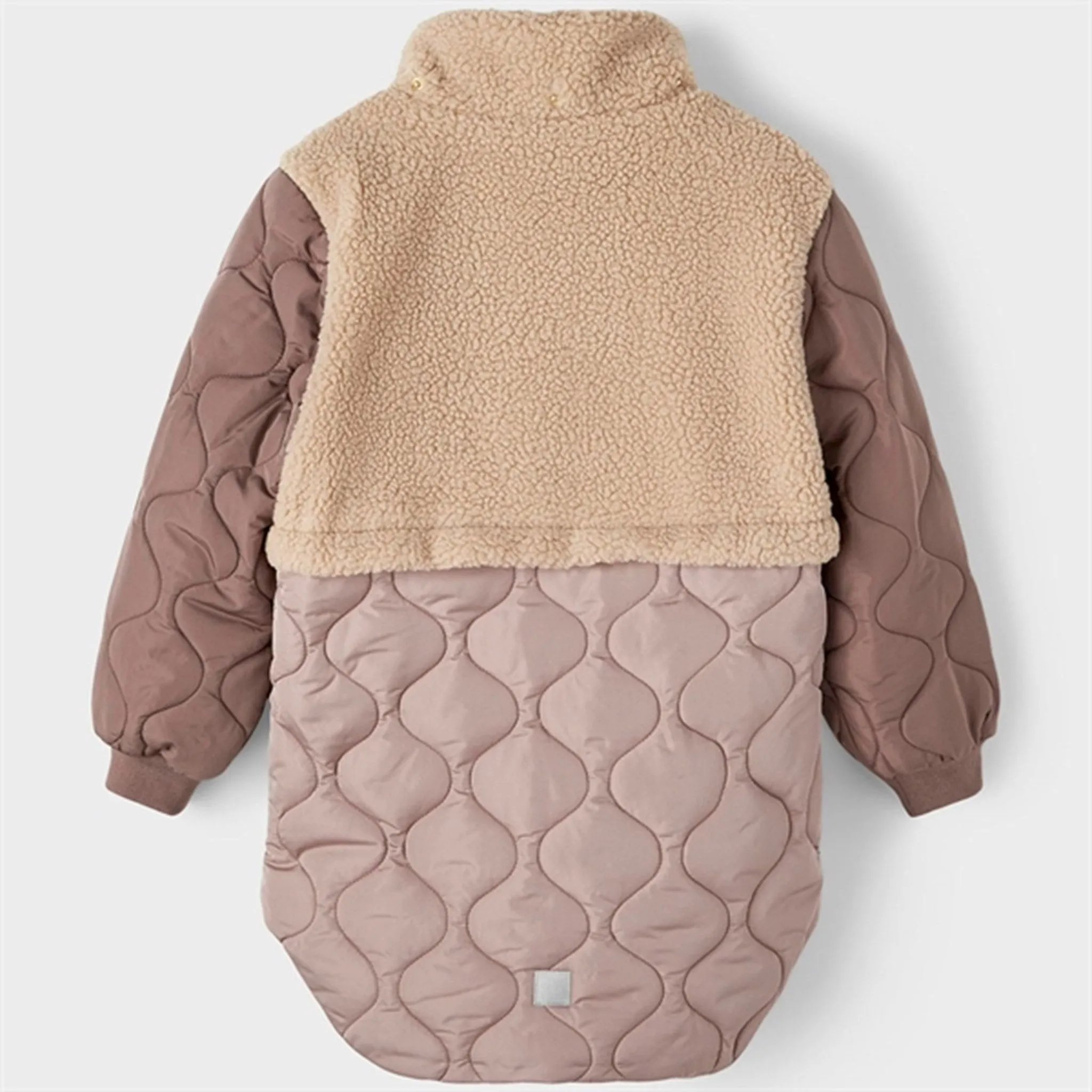 Name it Peppercorn Mika Teddy Jacket Cuffed-Sleeve Rooftop-Event