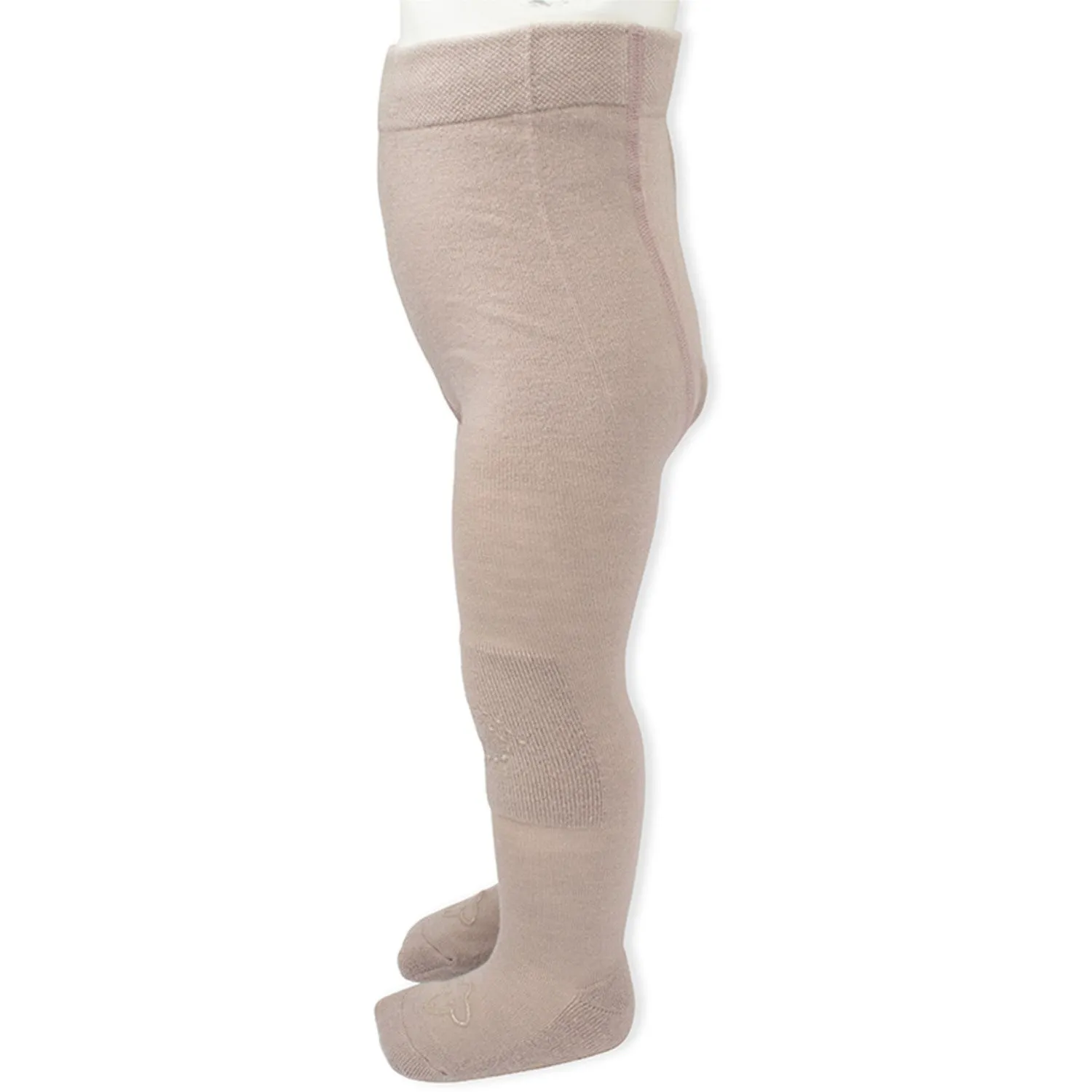 Lillelam Beige Wool Tights Anti Slip Fitness-gear-quality Removable-part-quality