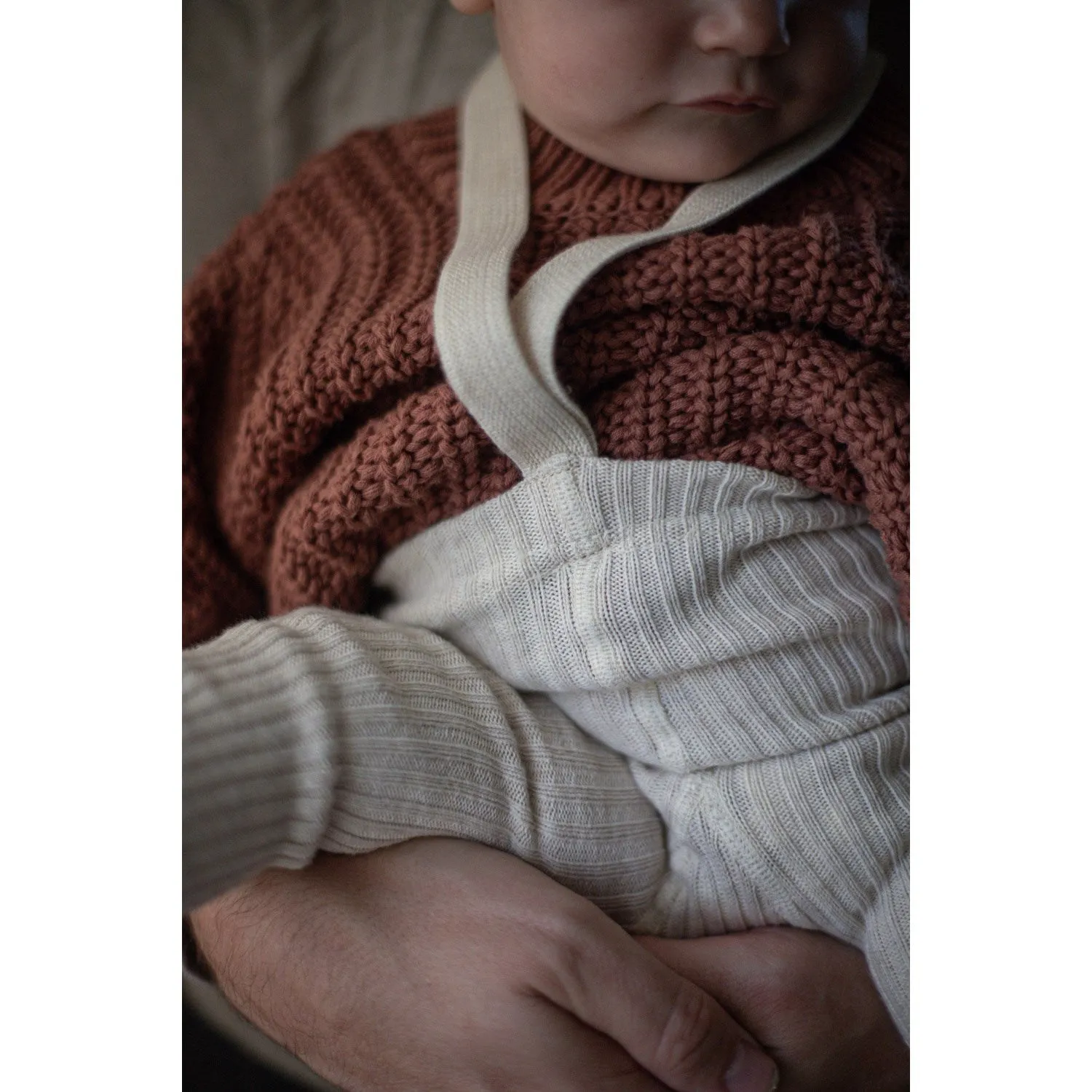 Silly Silas Cream Blend Hippy Footed Tights Form Shaping Elastic waist