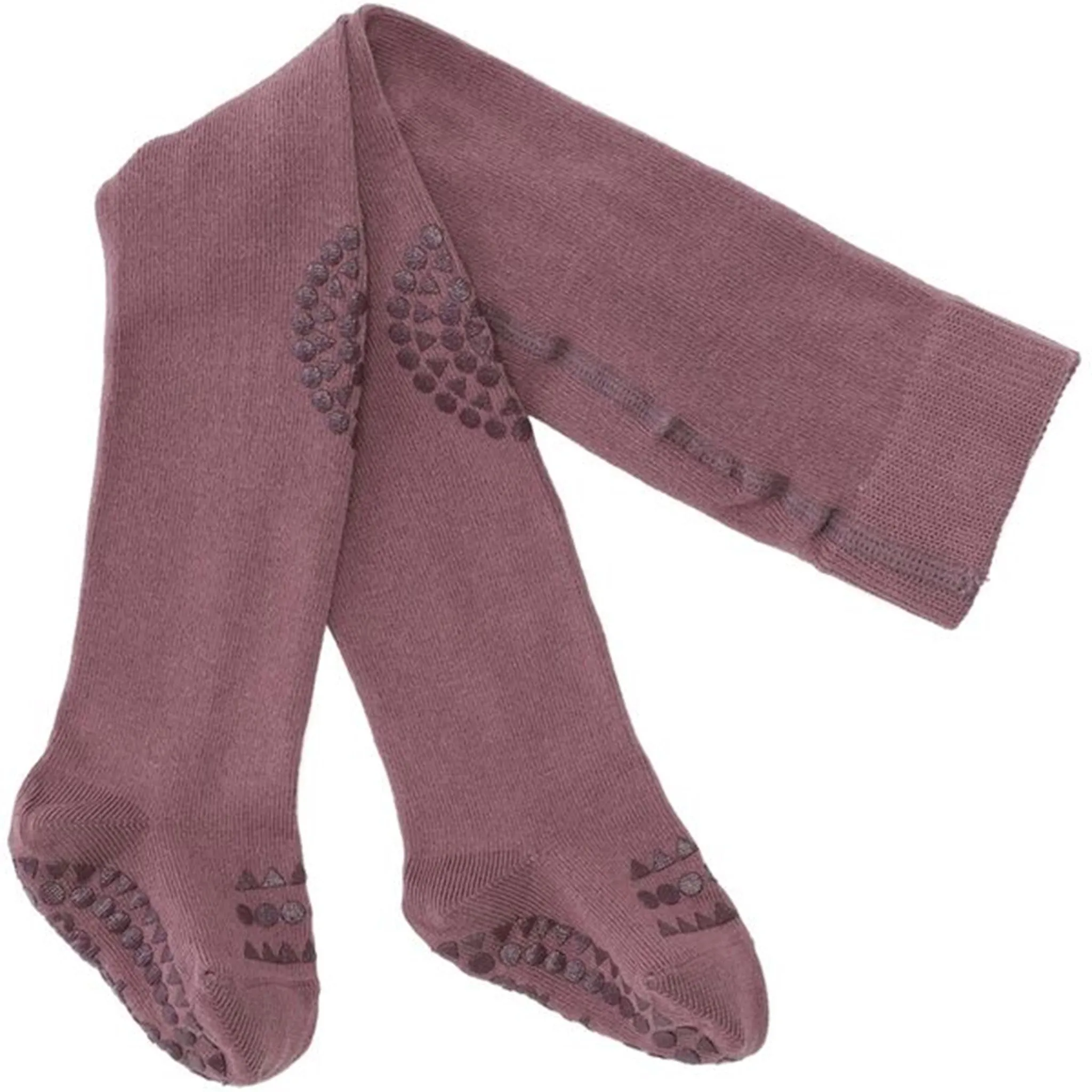 Relaxed-fit GObabyGO Crawling Tights Misty Plum