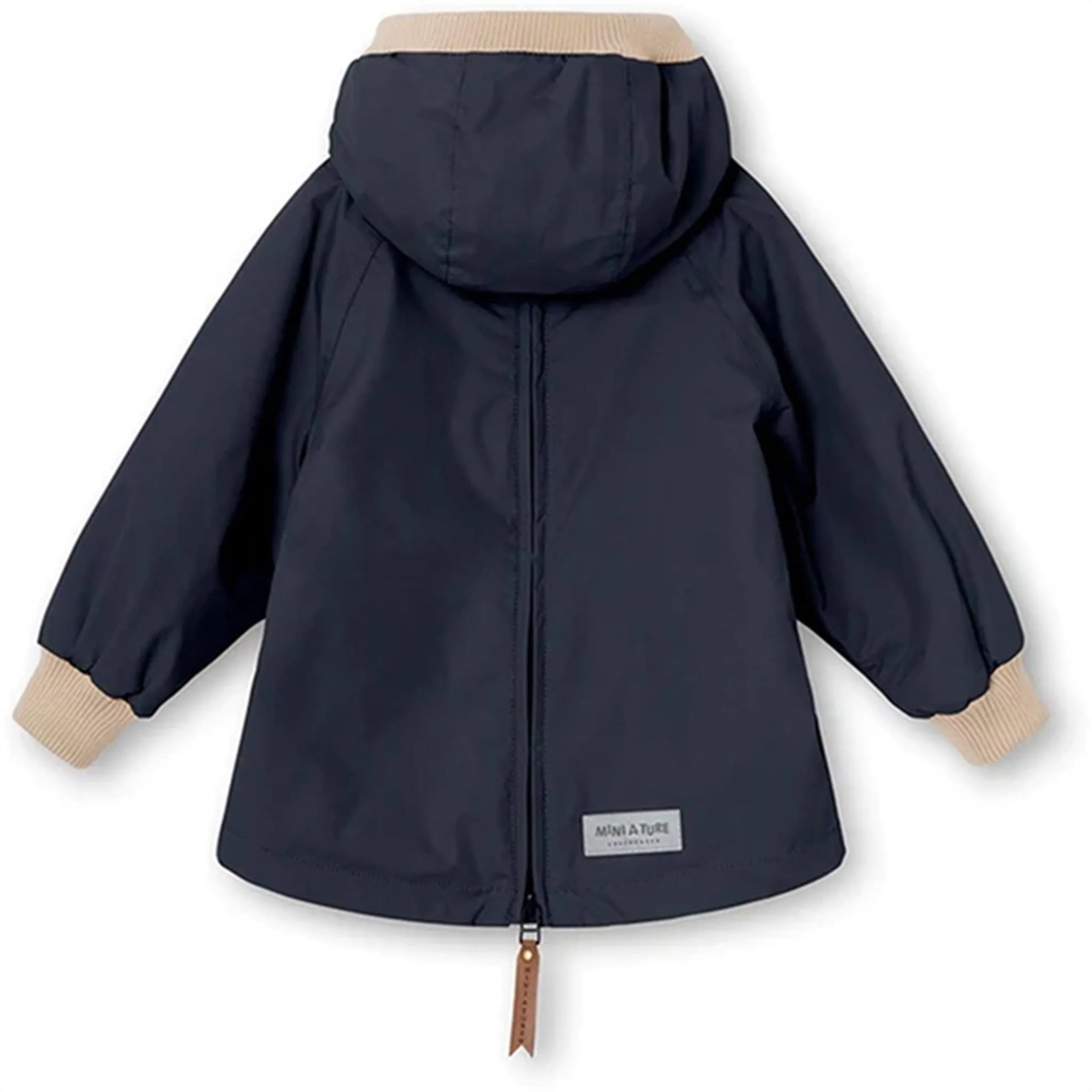 Train MINI A TURE Baby Vito Spring Anorak Brownie