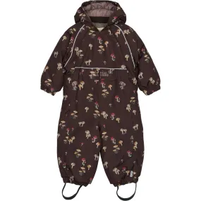 Petit Piao Fungi AOP PPDard Snowsuit Mandarin-Collar