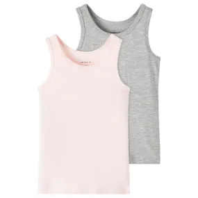 Wide Range Ozone Wash Technology Name it Barely Pink 2-Pack Tank Top Noos