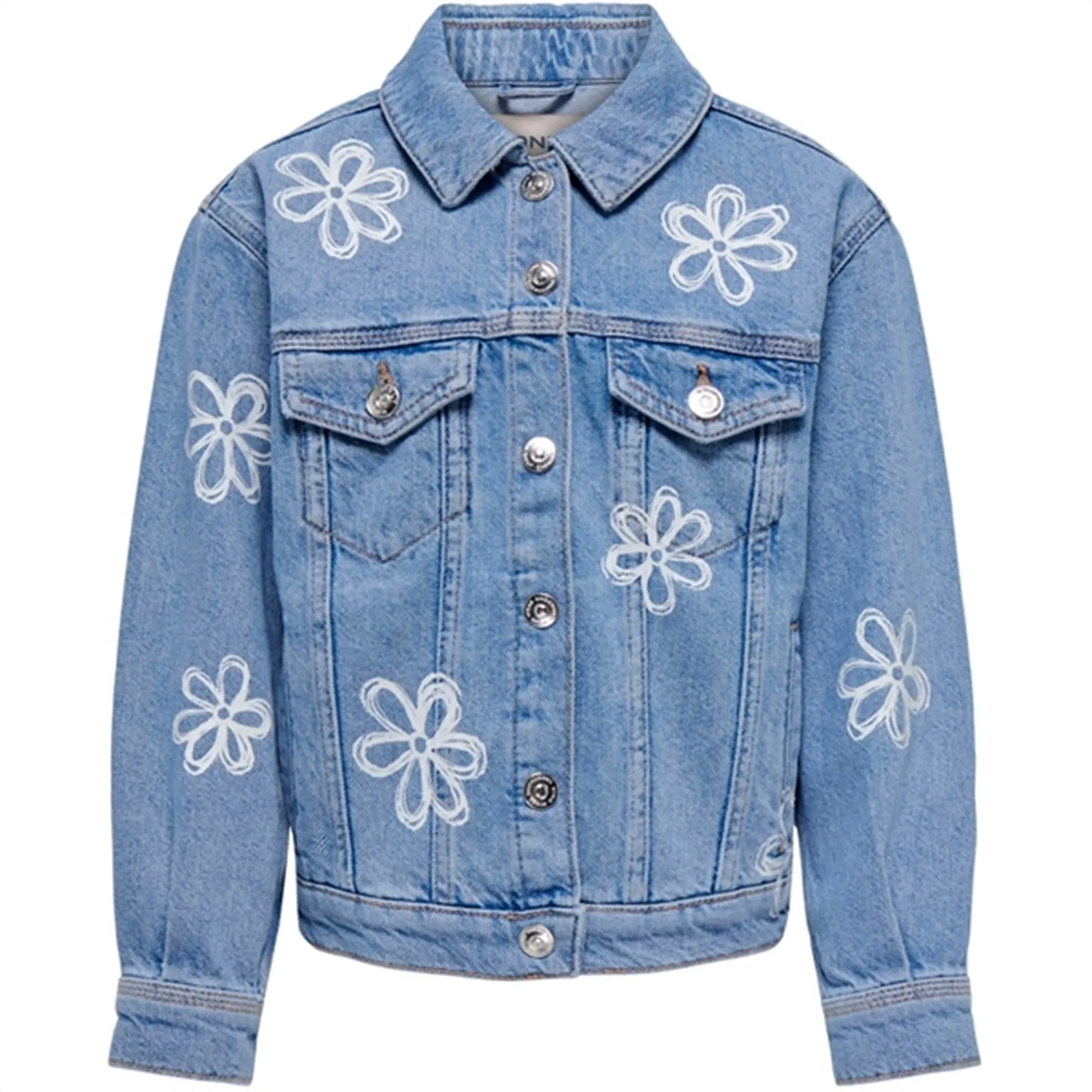 kids only Medium Blue Denim Annalisa Denim Jacket Technique