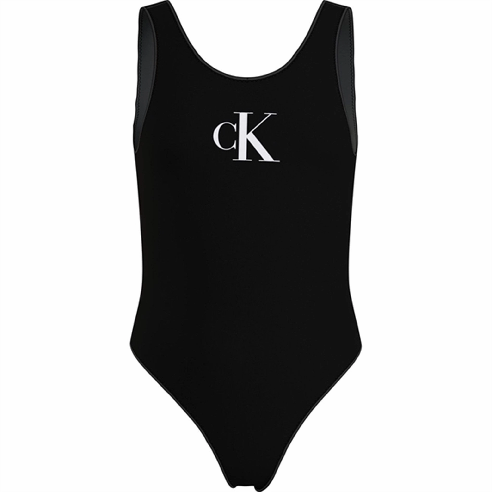 Calvin Klein Swimsuit Pvh Black Twist Front Detailing Floral-Motif