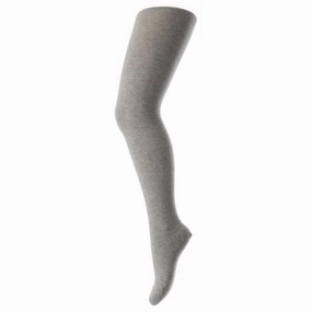 Elastic Wear MP Cotton Plain Tights Grey Melange
