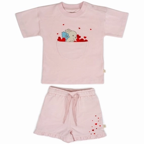 Printed Pattern That's Mine X Luksusbaby Soft Pink Lara Set
