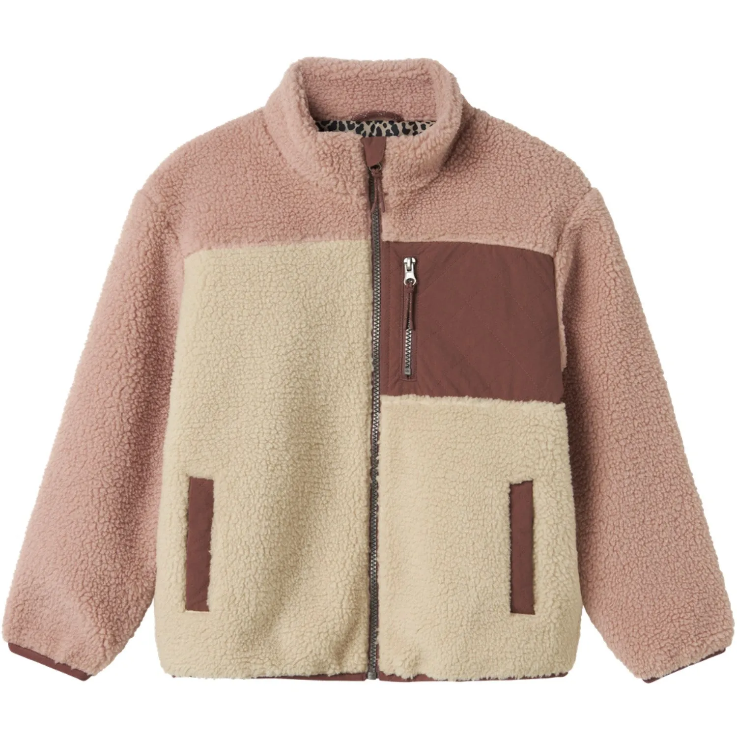 Name It Fog Monica Teddy Jacket Block Winter Gear Layer Smart