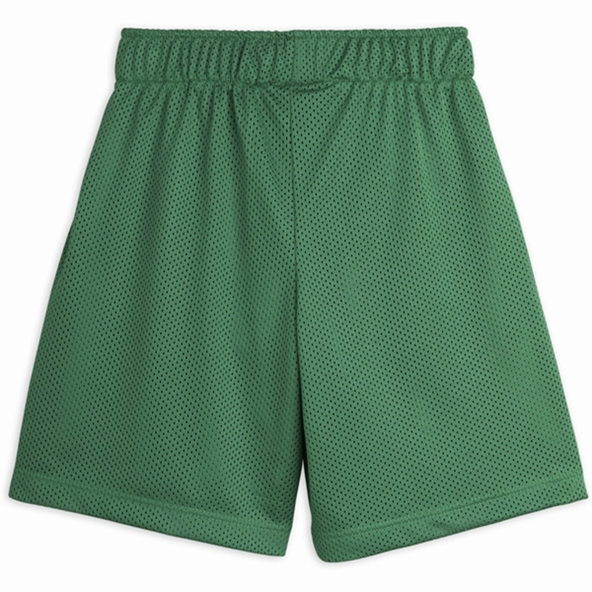 school clothing Adjustable drawstring Mini Rodini Green Basket Mesh Sp Shorts
