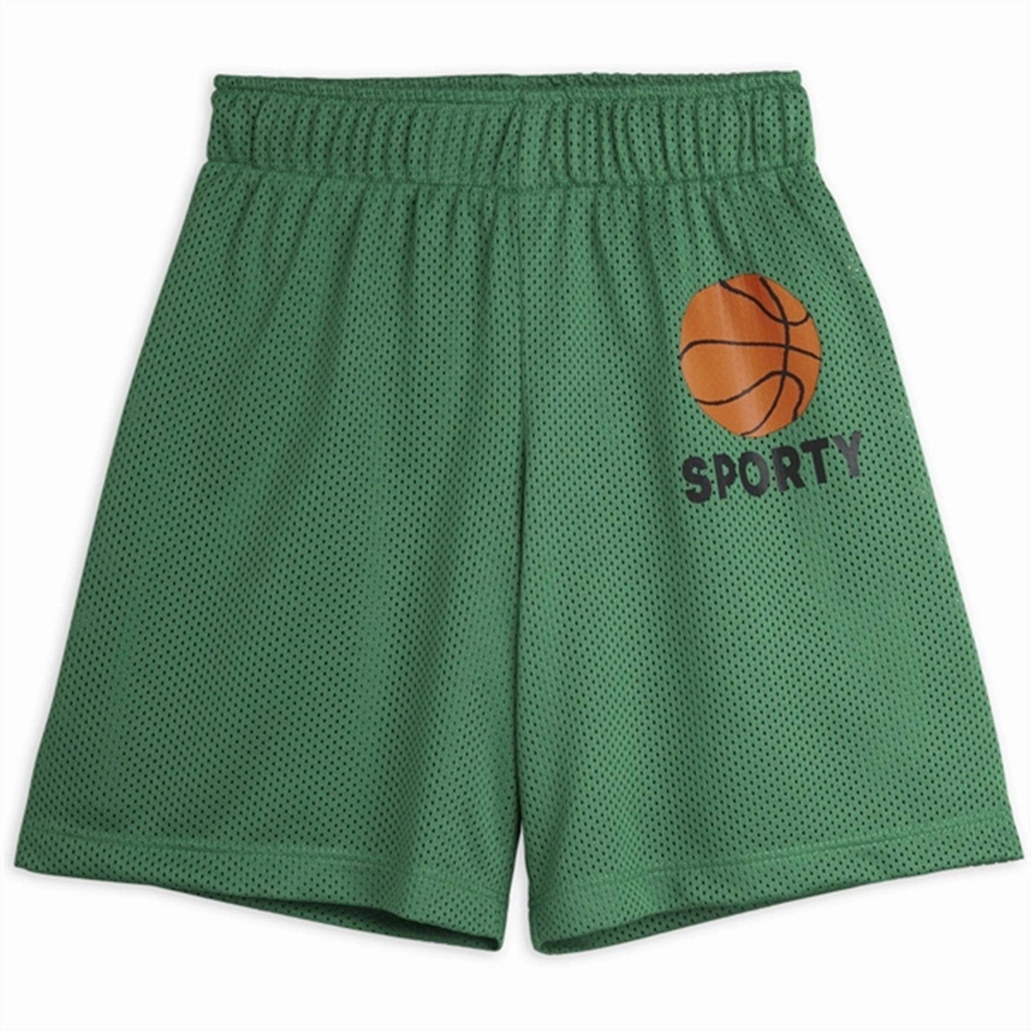 Mini Rodini Green Basket Mesh Sp Shorts color - fast stain - resistant