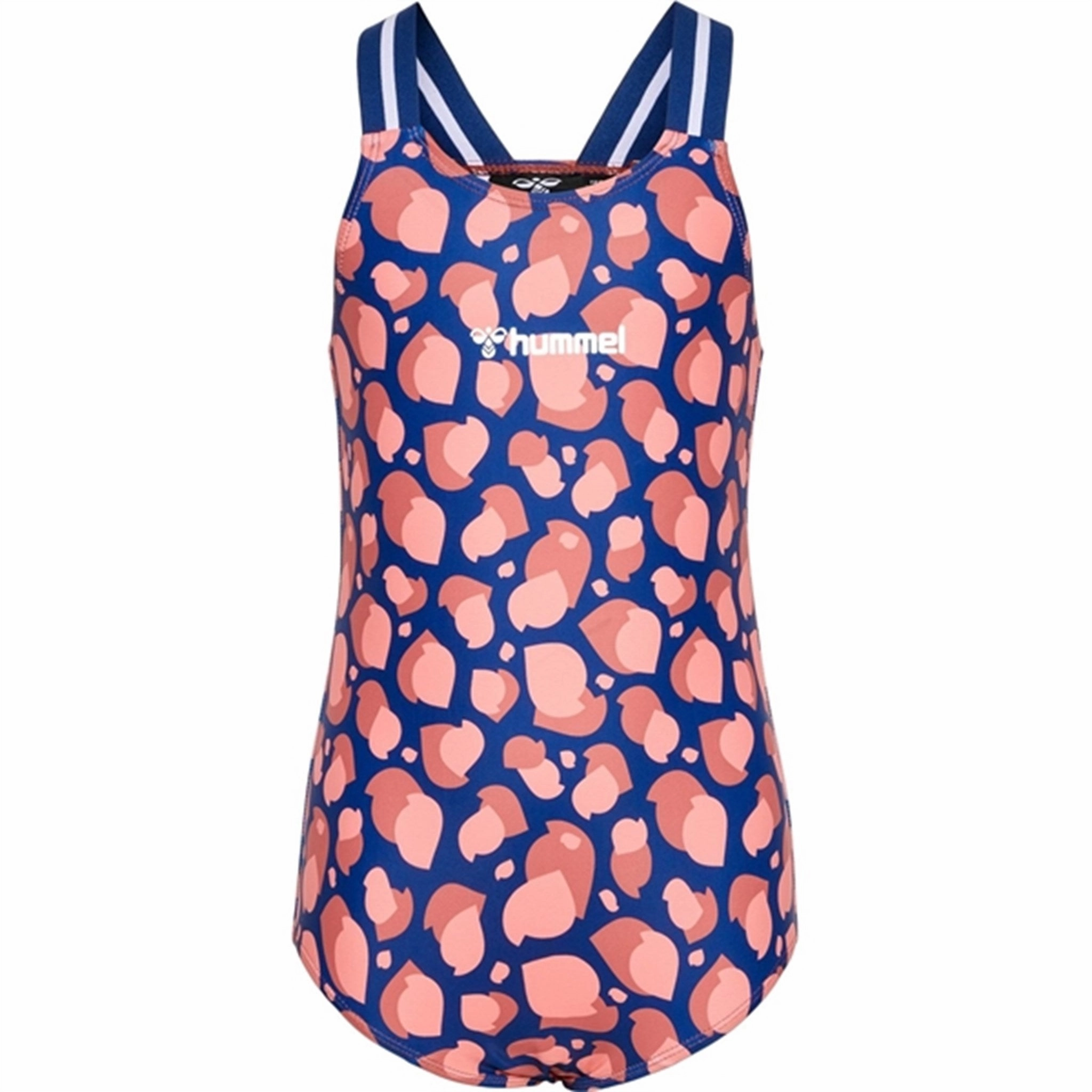 Hummel Navy Peony Zoey Swimsuit Embellished look
