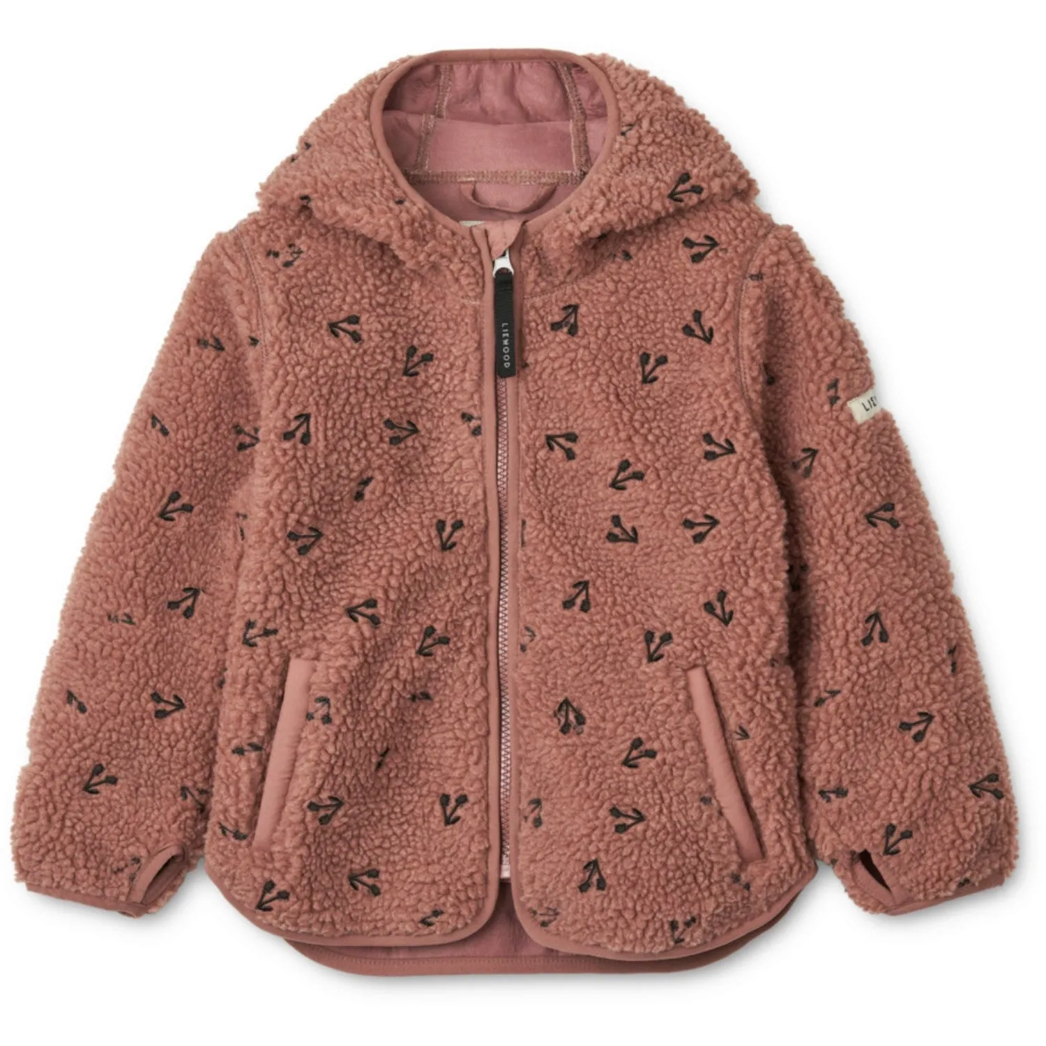 LieWood Cherries / Dark Rosetta Mara Pile Jacket Layer System