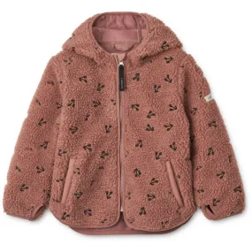 LieWood Cherries / Dark Rosetta Mara Pile Jacket Casual Wear