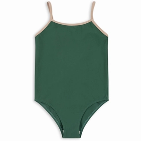 Konges Sl?jd Bowie Swimsuit Smoke Pine Flattering-Silhouette Water Fun