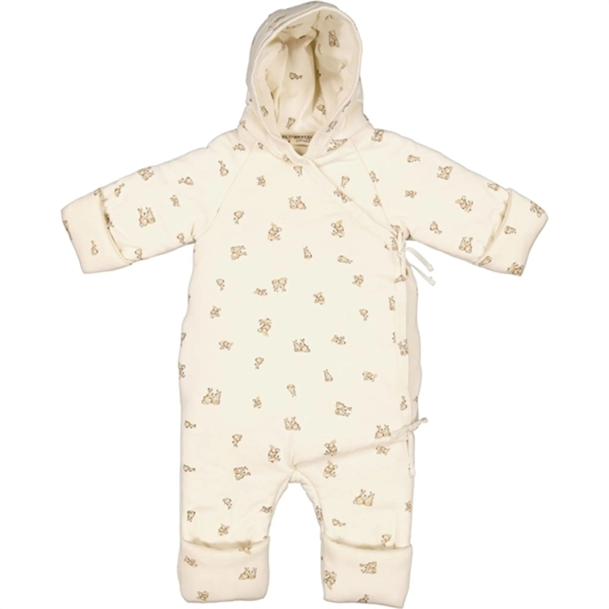 Feminine shirt for outings Earth-Tone MarMar New Born Little Rabbit Rex Romper