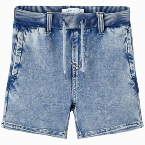 CompactPackable Name it Medium Blue Denim Ryan Jogger Denim Shorts