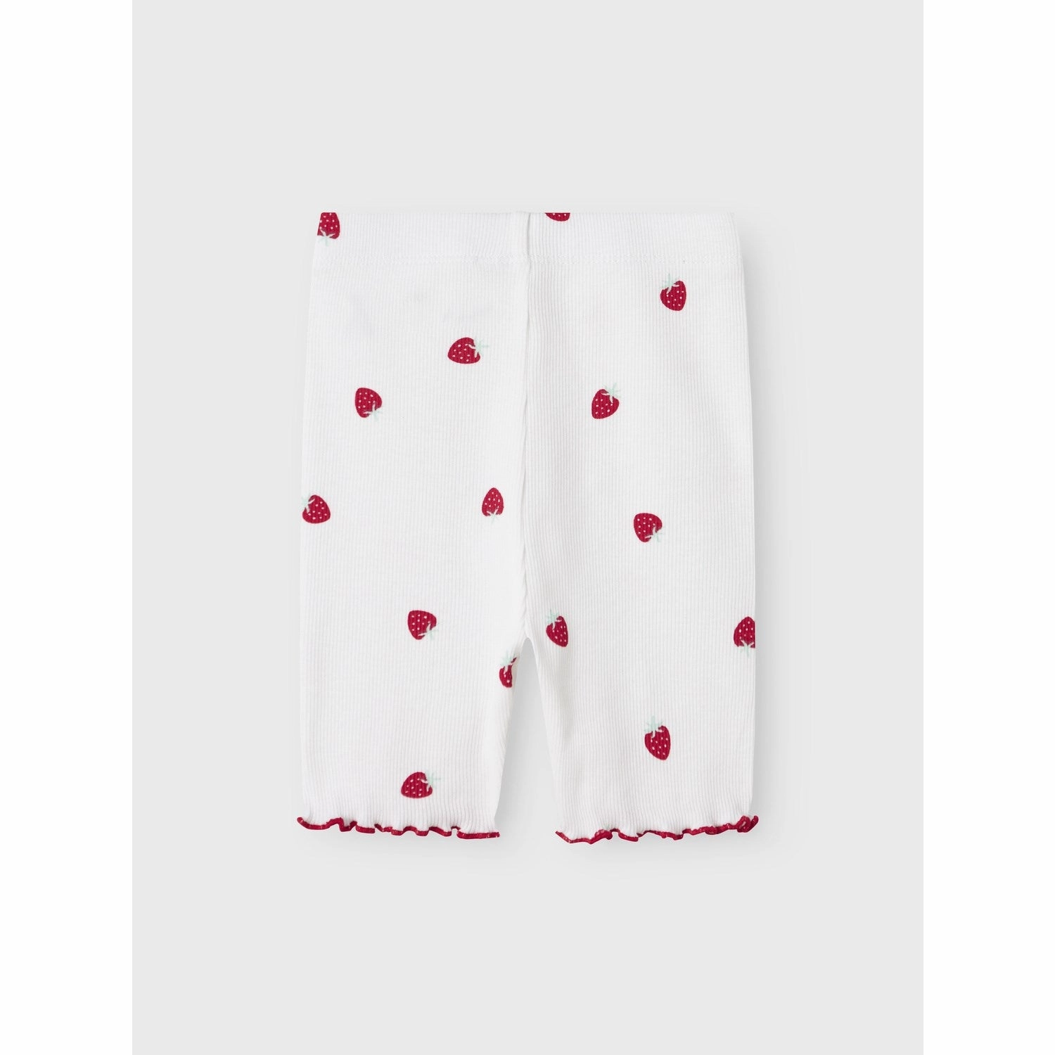 Name It Bright White Jillie Slim Biker Shorts No Ride Up Design