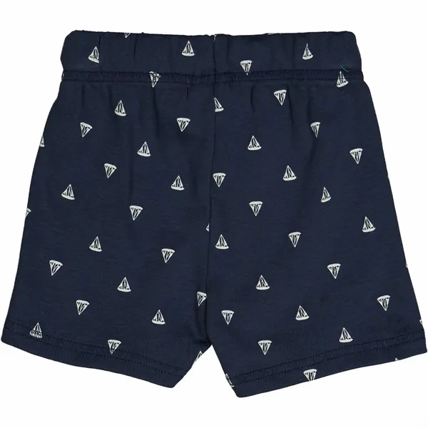 M??sli Night Blue/Balsam Cream Sailboat Shorts printed shorts