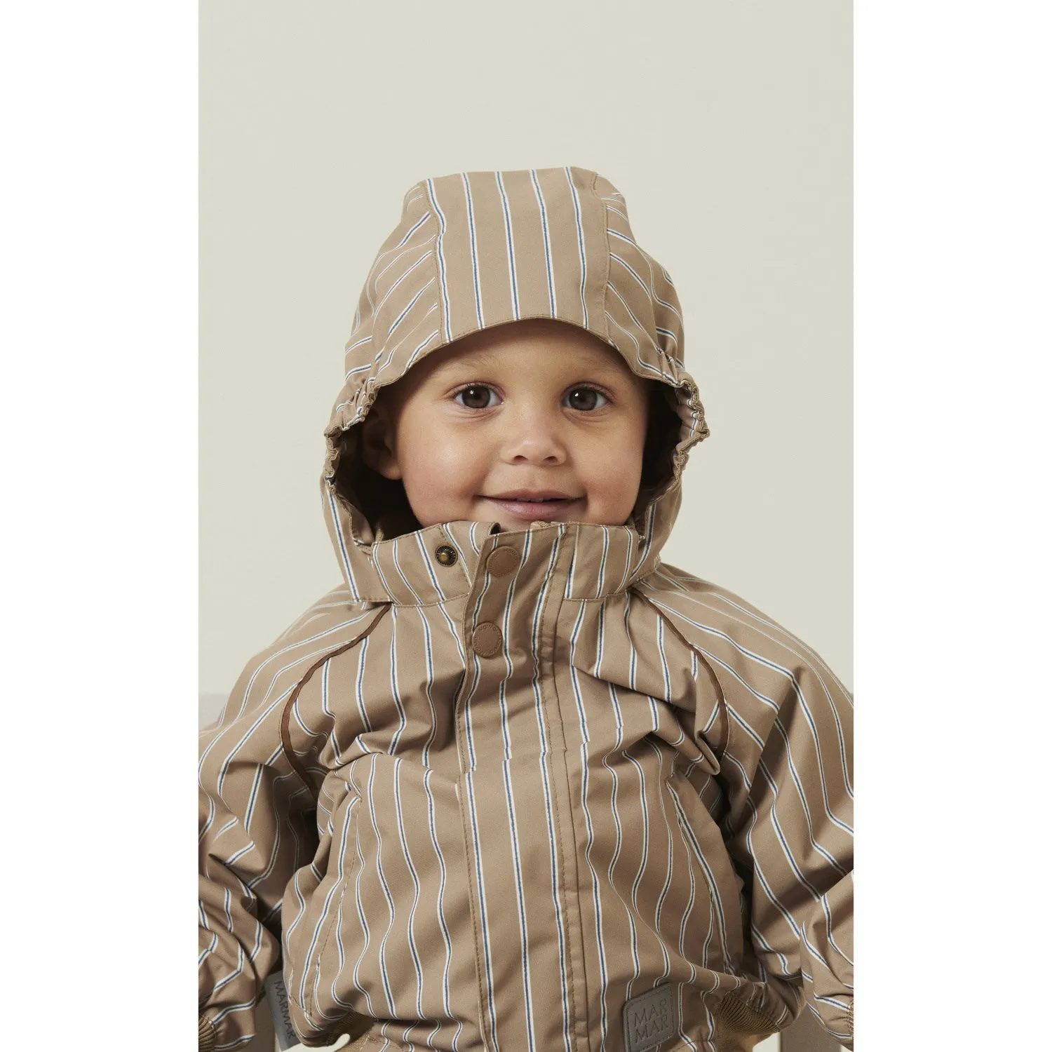 Ribbed Knit Cuffs Sporty Fit MarMar Tech. Summer Outerwear Sea Forest Stripe Olio Jacket Outerwear