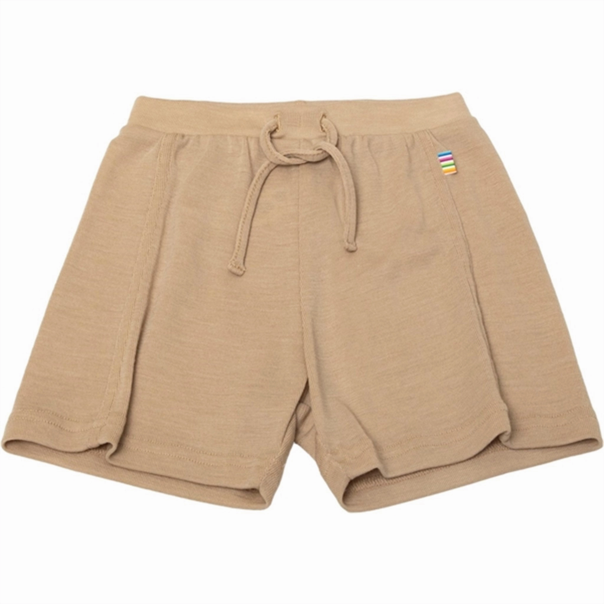 Joha Wool/Silk Beige Shorts Stain-Resistant corduroy shorts