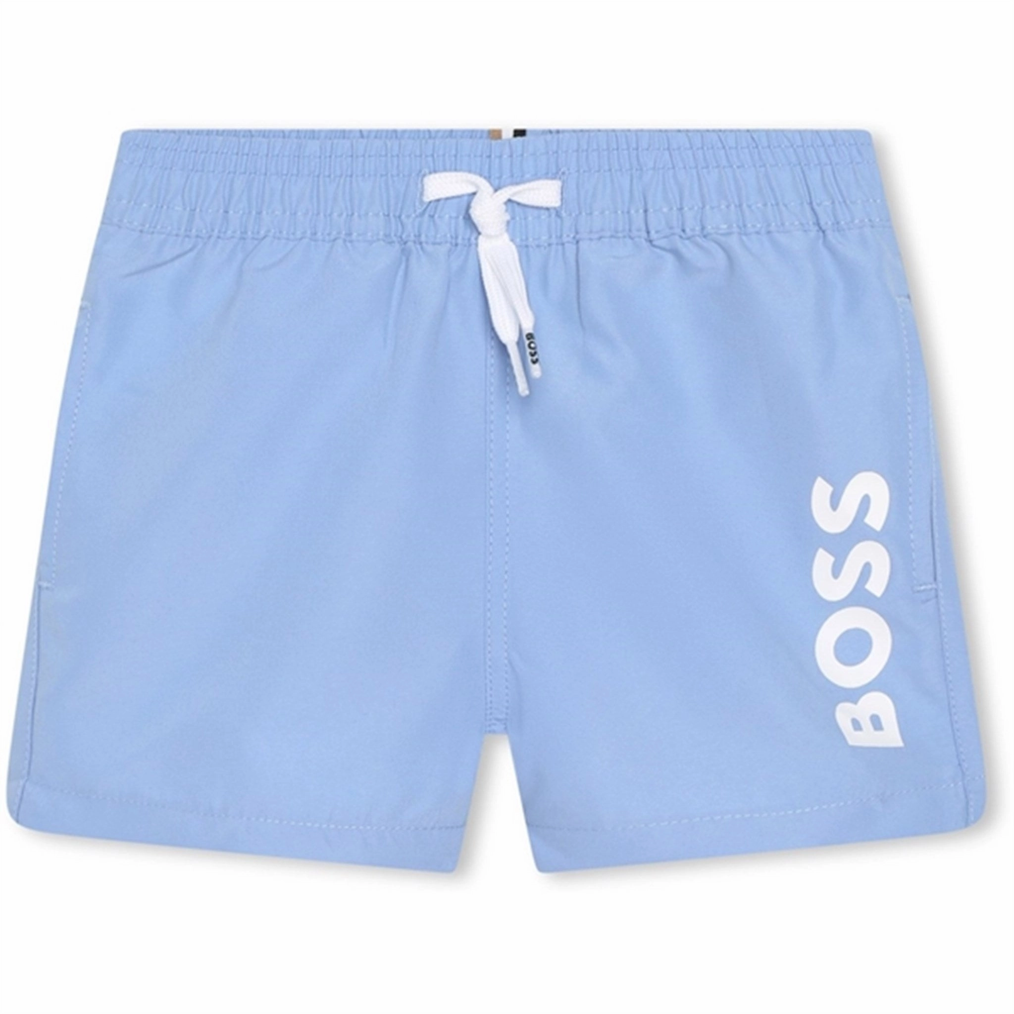 Abrasion resistant Hugo Boss Baby Swim Shorts Pale Blue