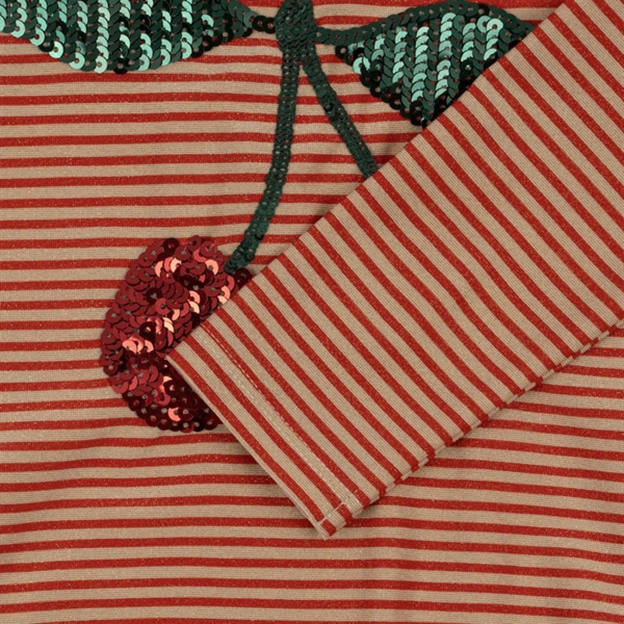 Konges Sl?jd Jade Ls Swimsuit Glitter Stripe Tummy Control Panel